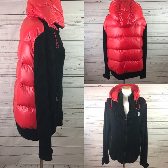 moncler black red moncler black red